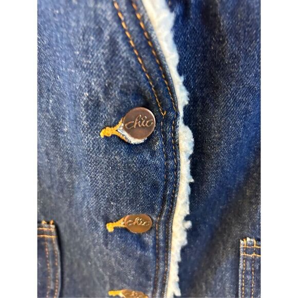 Chic‎ by H.i.s. denim best Sherpa lined large? - Picture 2 of 7